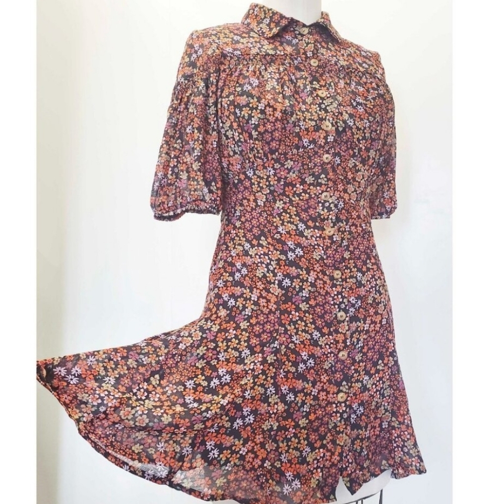 Free People Bonnie Mini Dress Sz Medium